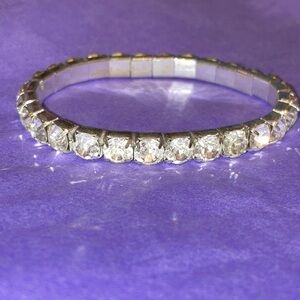 Vintage Stretch rhinestone costume bracelet
